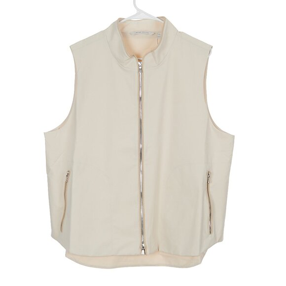 Peter Millar Full Zip Surge Vest in Stone Women's XXL NWT - Picture 1 of 9